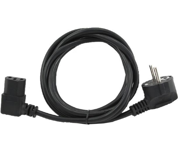 GEMBIRD Kabel zasilajacy  katowy 1.8M  PC-186A-VDE - 66399 - zdjęcie 2